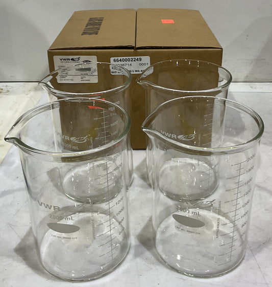 VWR 89000-288 HEAVY DUTY BEAKER LOT OF 4 373