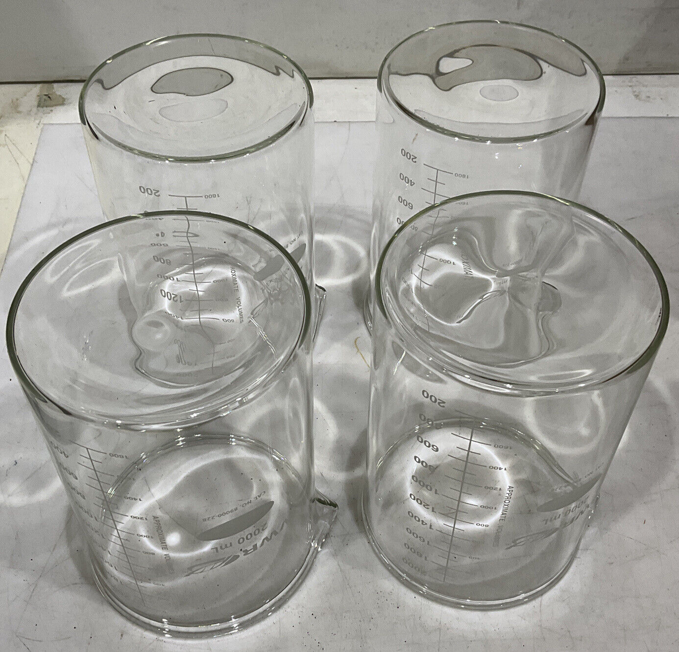 VWR 89000-288 HEAVY DUTY BEAKER LOT OF 4 373