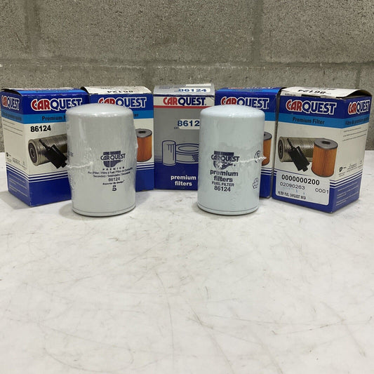 CARQUEST FILTERS 86124 FUEL FILTER 15-1012579 LOT OF 5 373