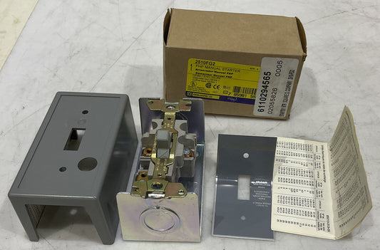 SQUARE D 2510FG2 FHP MANUAL STARTER 373