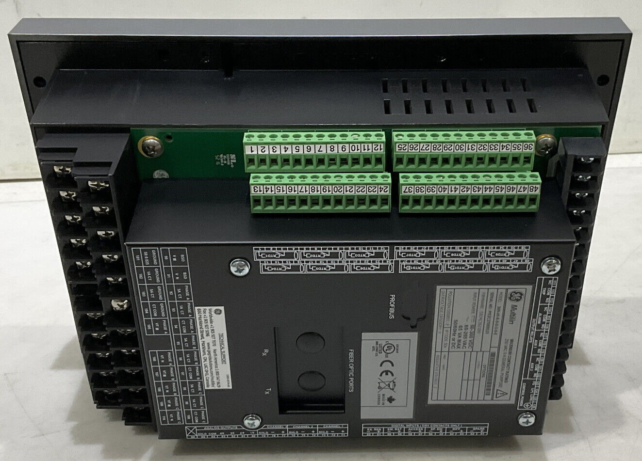 GENERAL ELECTRIC 369-HI-0-0-0-0-E MULTILINGUAL 369 MOTOR MANAGEMENT RELAY 373