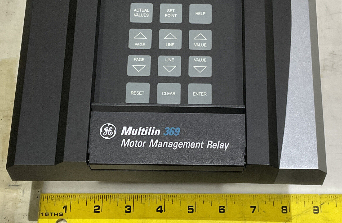 GENERAL ELECTRIC 369-HI-0-0-0-0-E MULTILINGUAL 369 MOTOR MANAGEMENT RELAY 373