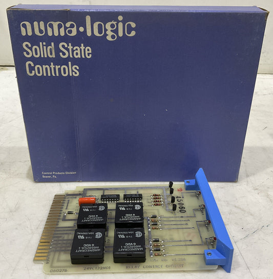 NUMALOGIC NL 326 060276 249C132H01 RELAY CONTACT OUTPUT MODULE 373