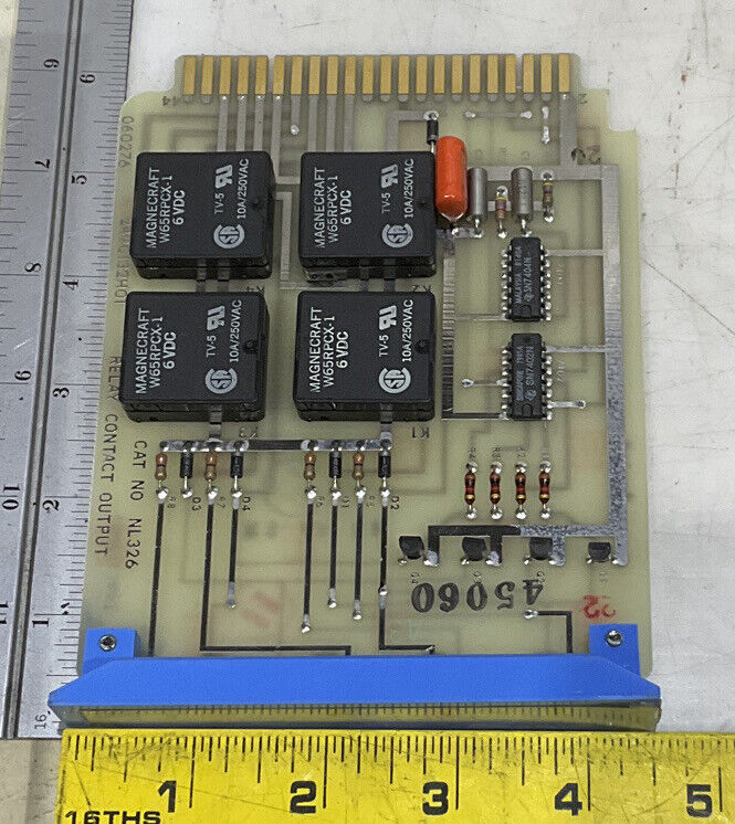 NUMALOGIC NL 326 060276 249C132H01 RELAY CONTACT OUTPUT MODULE 373
