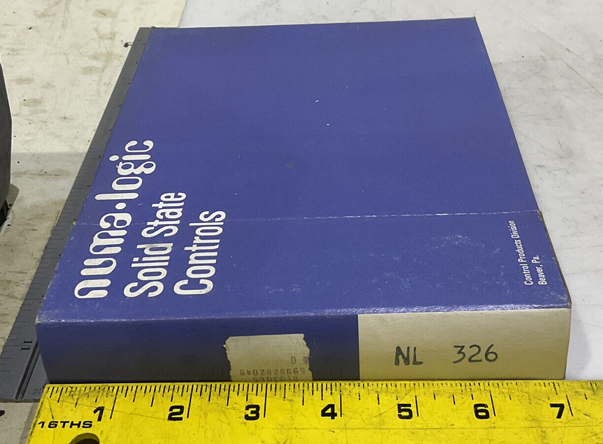 NUMALOGIC NL 326 060276 249C132H01 RELAY CONTACT OUTPUT MODULE 373