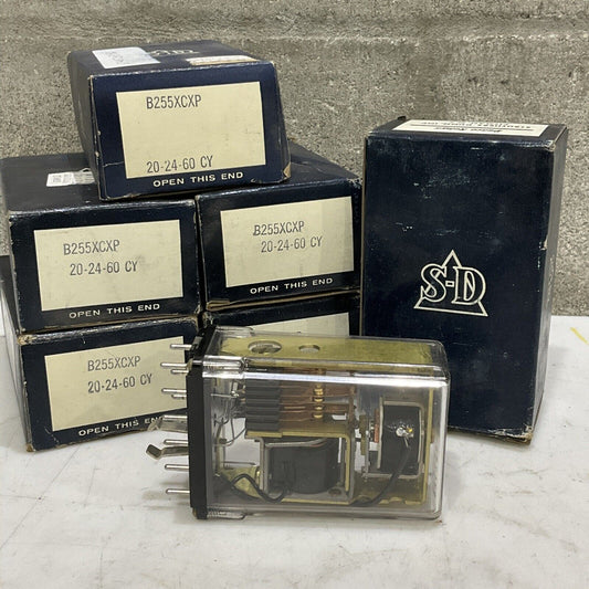STRUTHERS DUNN B255XCXP DUNCO RELAY 20-24-60 CY LOT OF 6 373