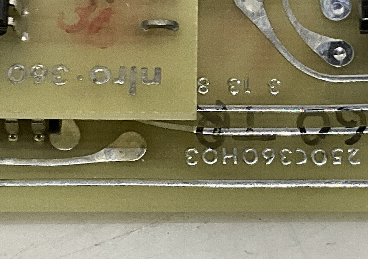 NUMALOGIC SOLID STATE CONTROLS NL 360TR 250C360H03  RELAY MODULE 373