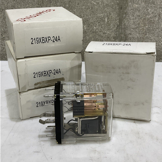 STRUTHERS DUNN 219XBXP DUNCO RELAY 24V 50/60HZ 10AMP 120 VAC LOT OF 4 373