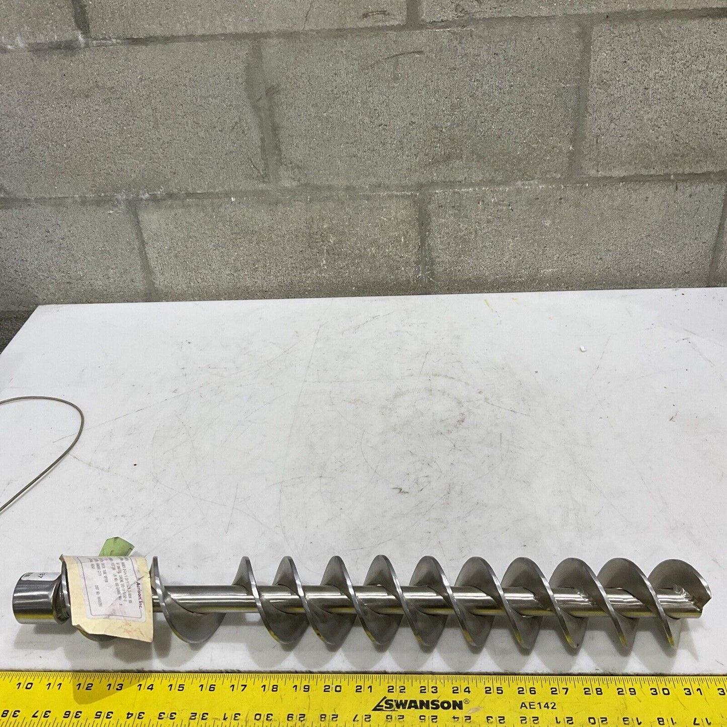 ACRISON 6347986 SOLID SINGLE DOUBLE AUGER AGITATOR 373