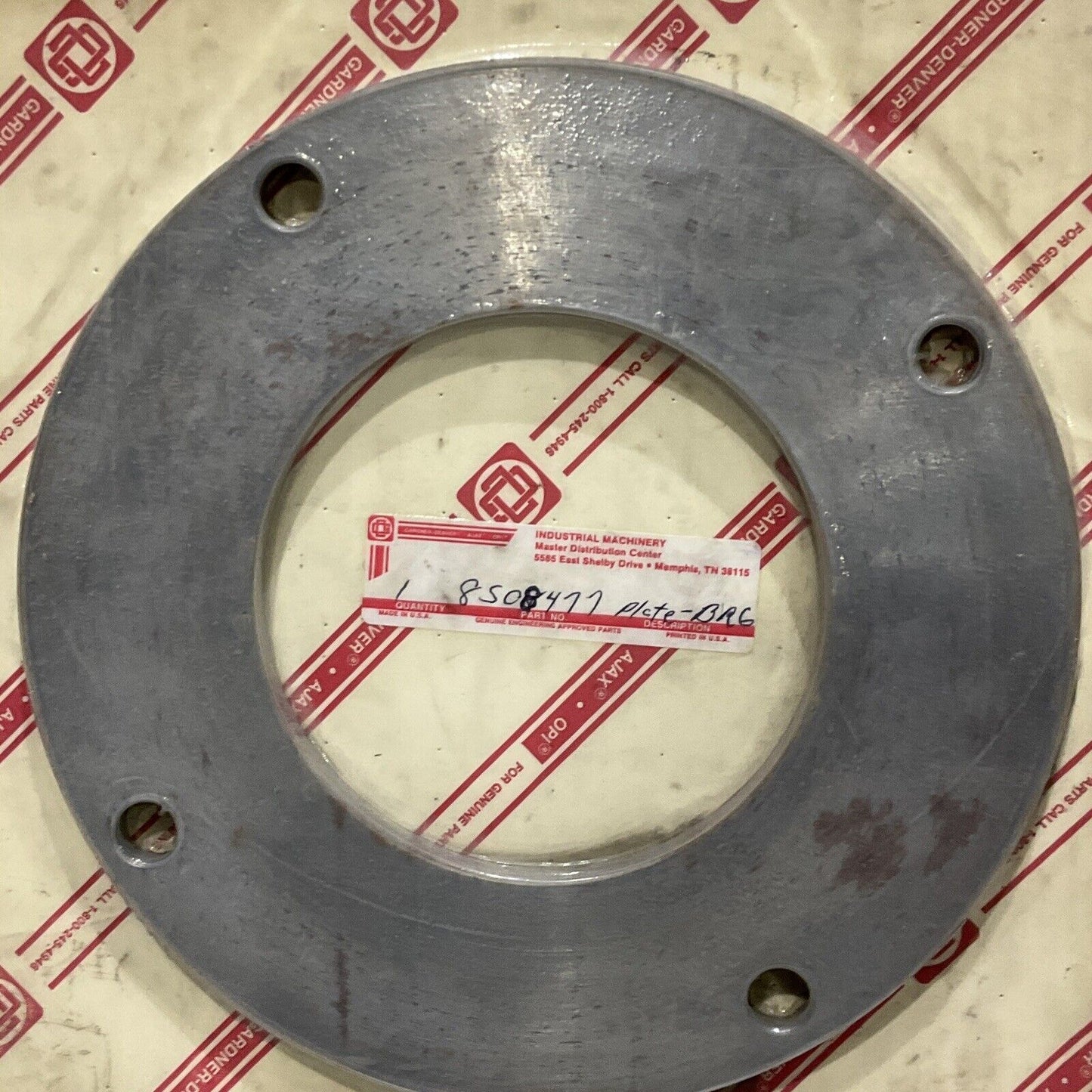 INDUSTRIAL MACHINERY DIVISION 8508477 PLATE BEARING CLAMP 373