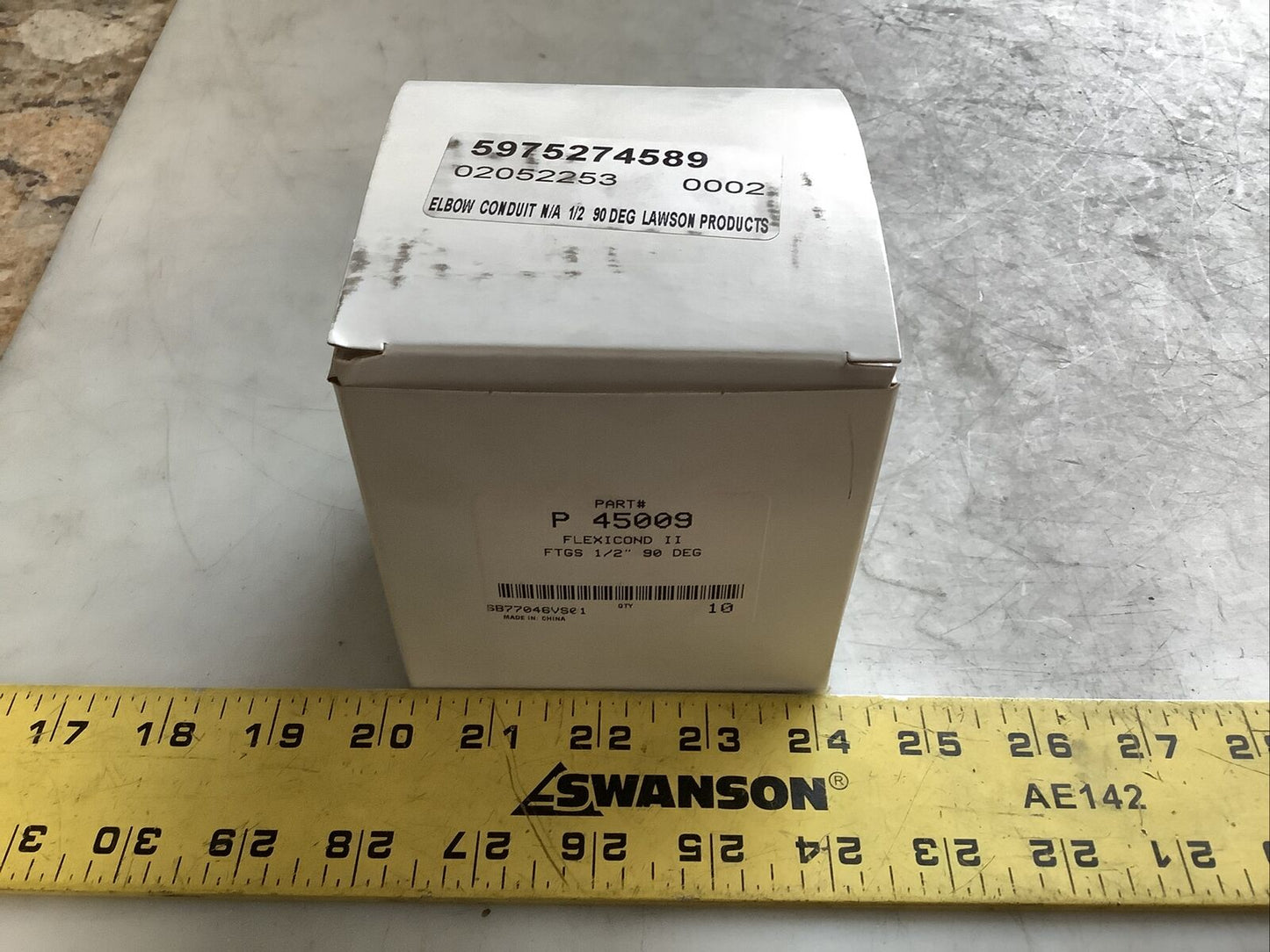 FLEXICOND II 45009 ELBOW CONDUIT FTGS 1/2IN 90 DEG 373 - QTY 10