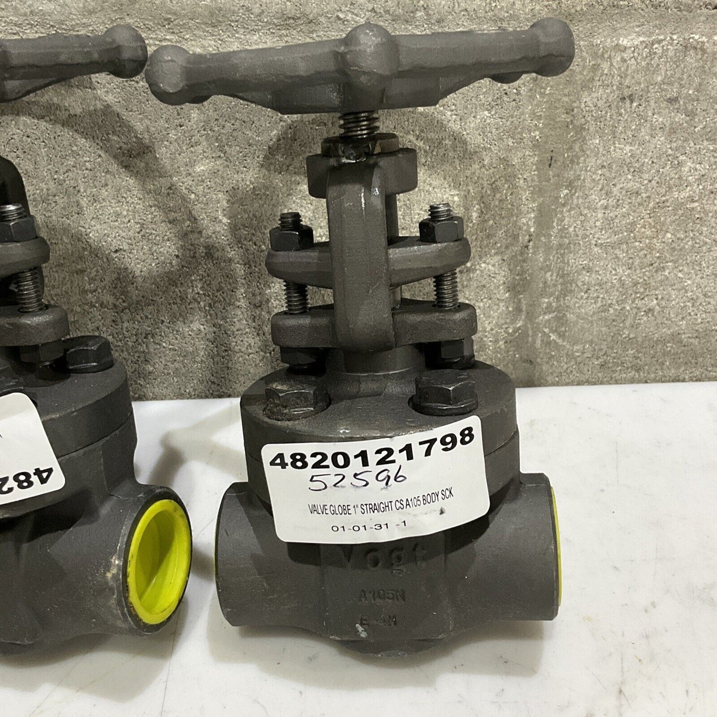 VOGT SW12141 CAB85N1000Y GLOBE VALVE 1975 PSI 800 LOT OF 3 373