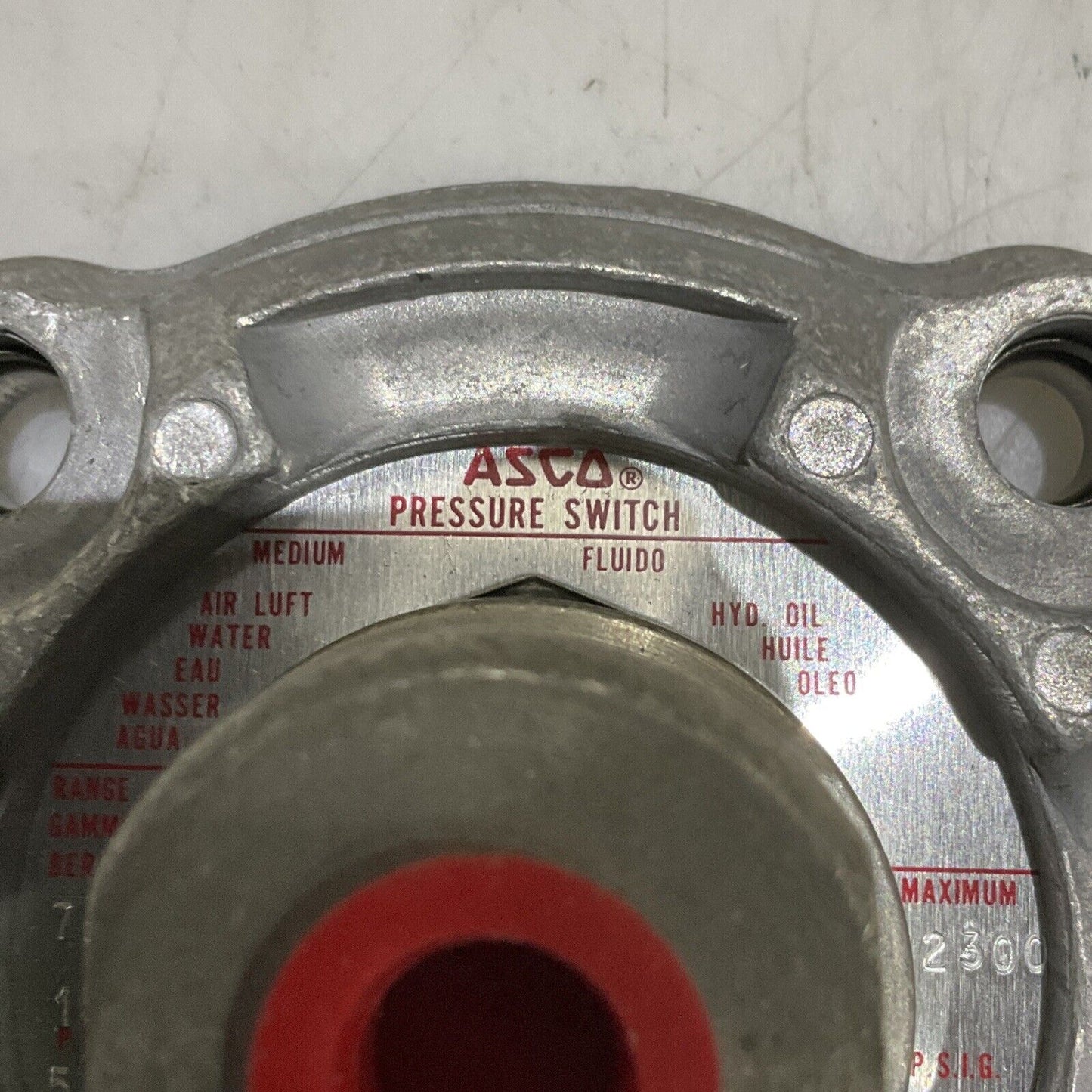 ASCO TM10A32 PRESSURE SWITCH MAX 2300 373