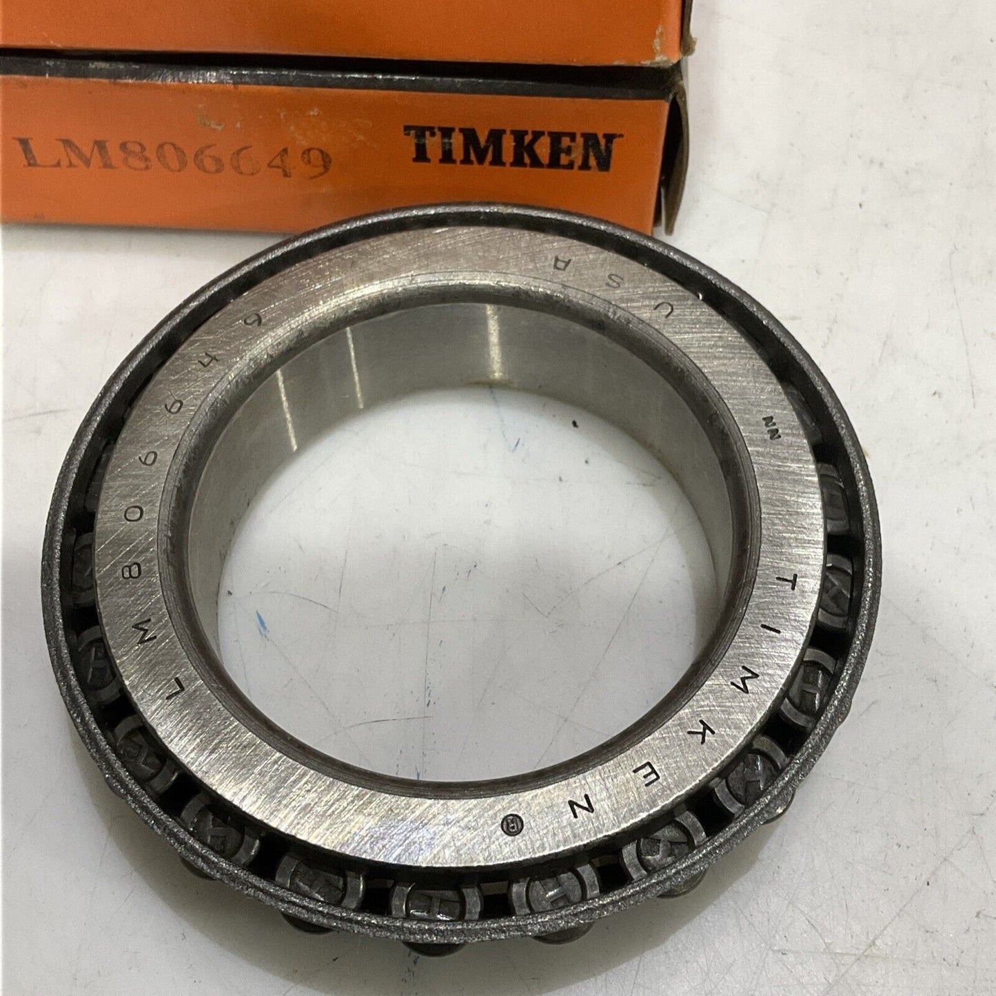 TIMKEN LM806649 SINGLE ROW TAPERED ROLLER BALL BEARING LOT OF 2 373