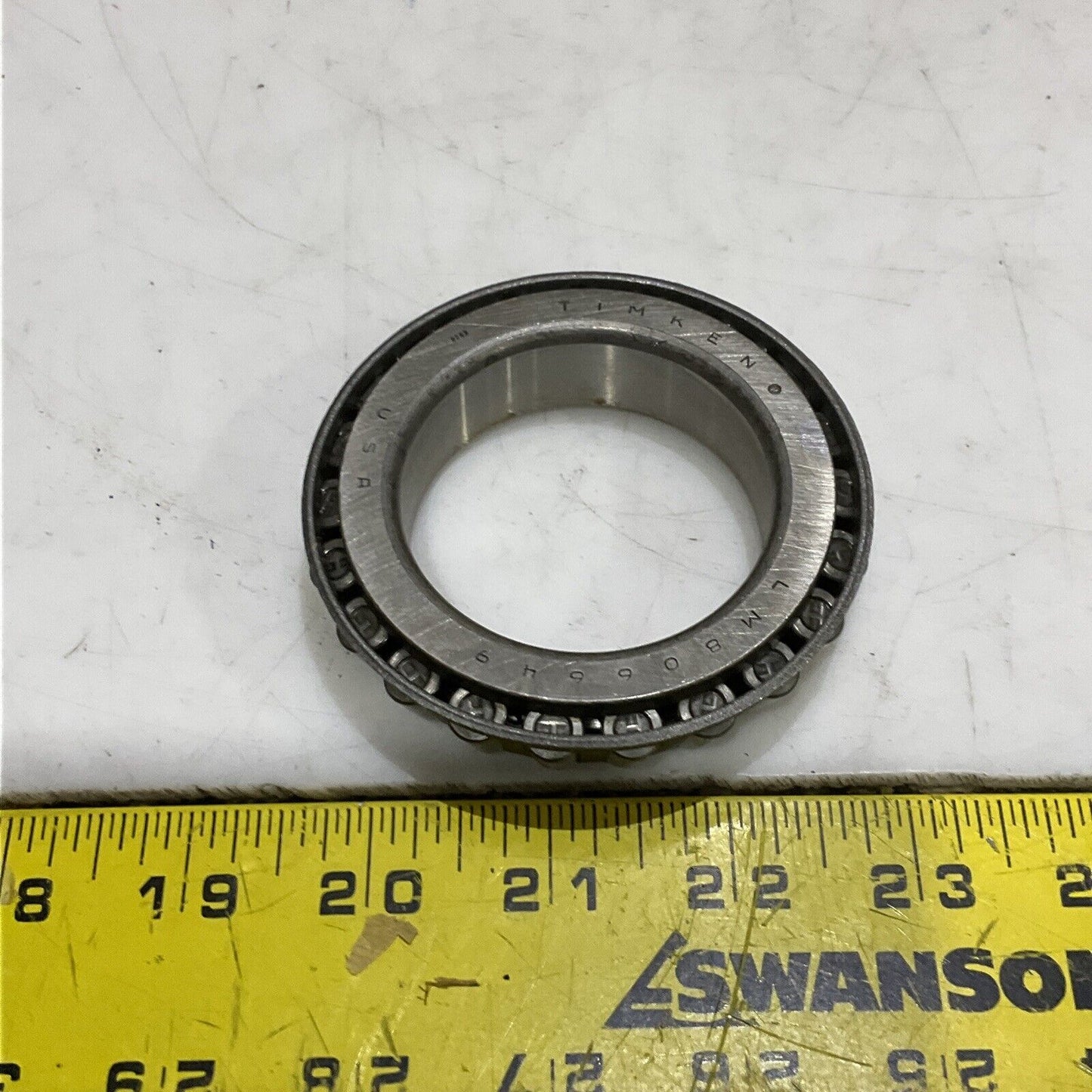 TIMKEN LM806649 SINGLE ROW TAPERED ROLLER BALL BEARING LOT OF 2 373