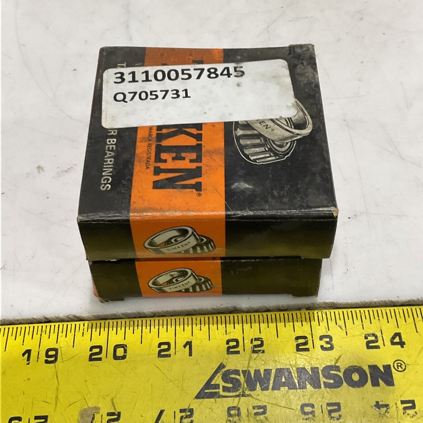 TIMKEN LM806649 SINGLE ROW TAPERED ROLLER BALL BEARING LOT OF 2 373