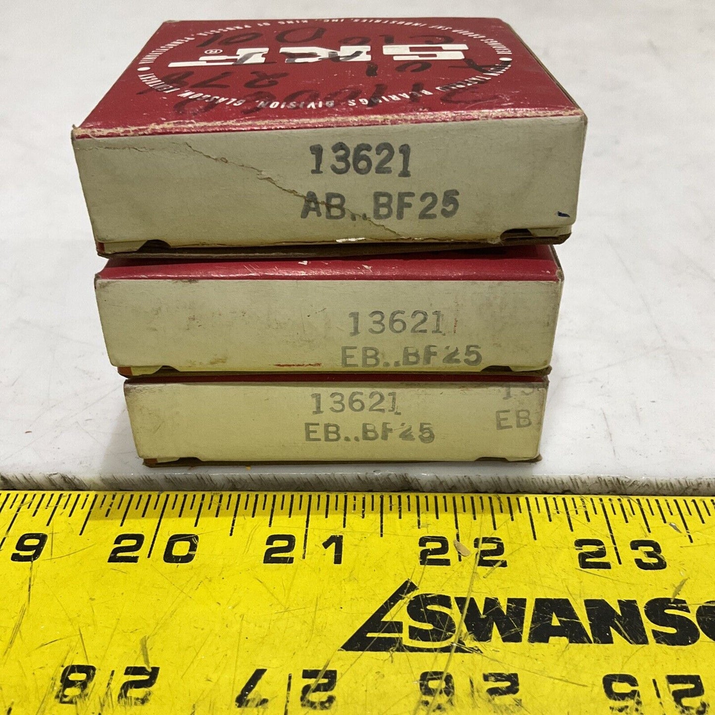 SKF 13621 ABBF25 TAPERED ROLLER BEARING CUP LOT OF 3 373