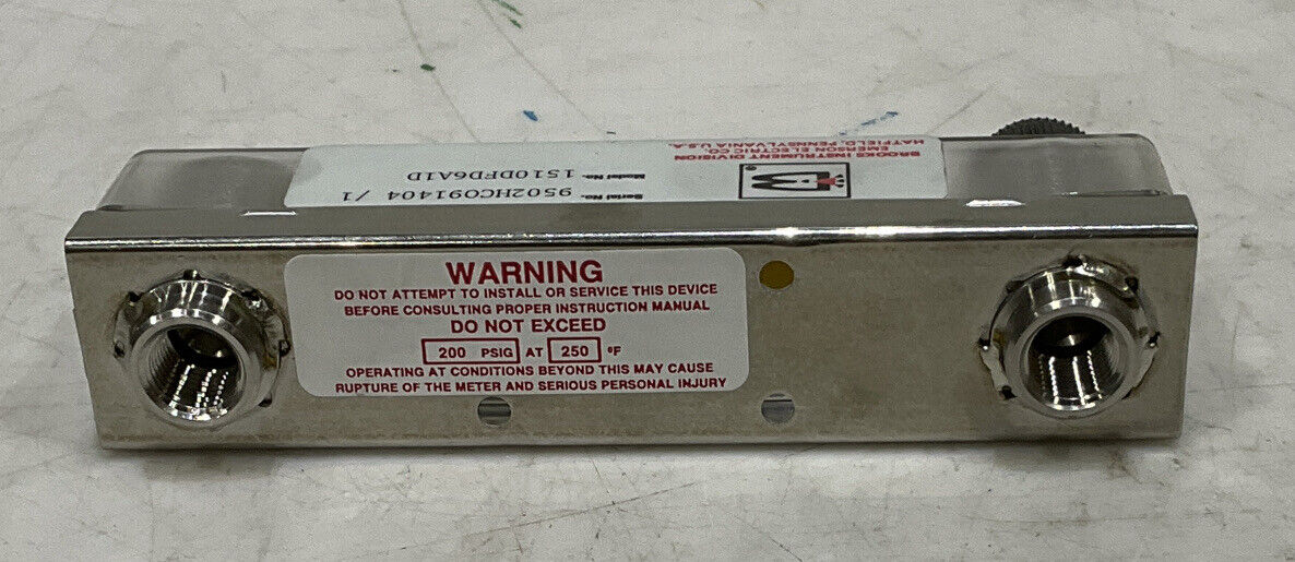 BROOKS INSTRUMENT 1510DFD6A1D WATER METER 373