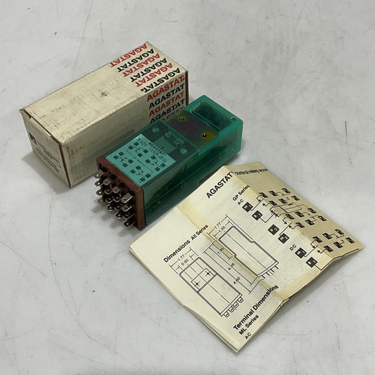 AGASTAT TR14I3A CONTROL RELAY 120V 25-400 HZ 373