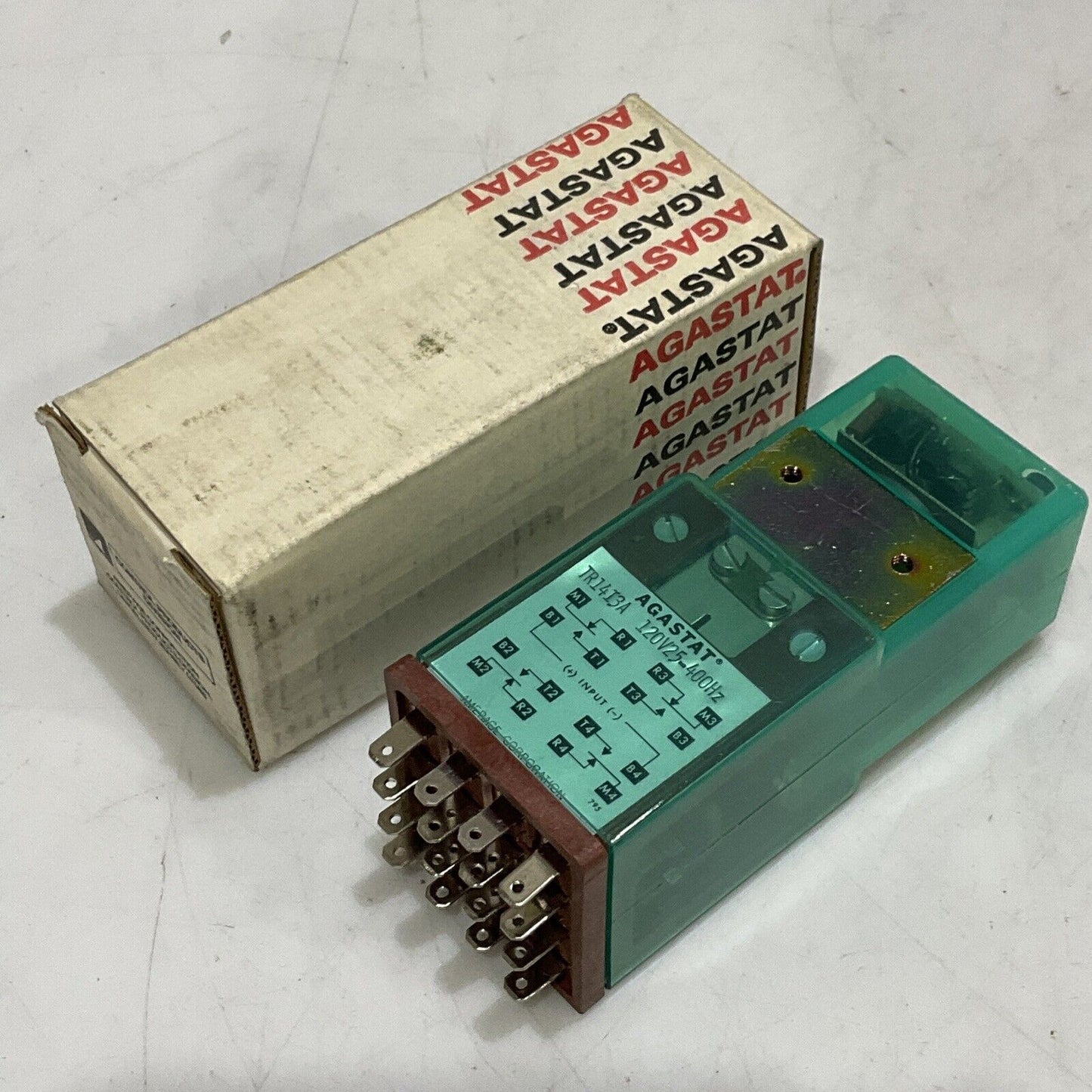 AGASTAT TR14I3A CONTROL RELAY 120V 25-400 HZ 373