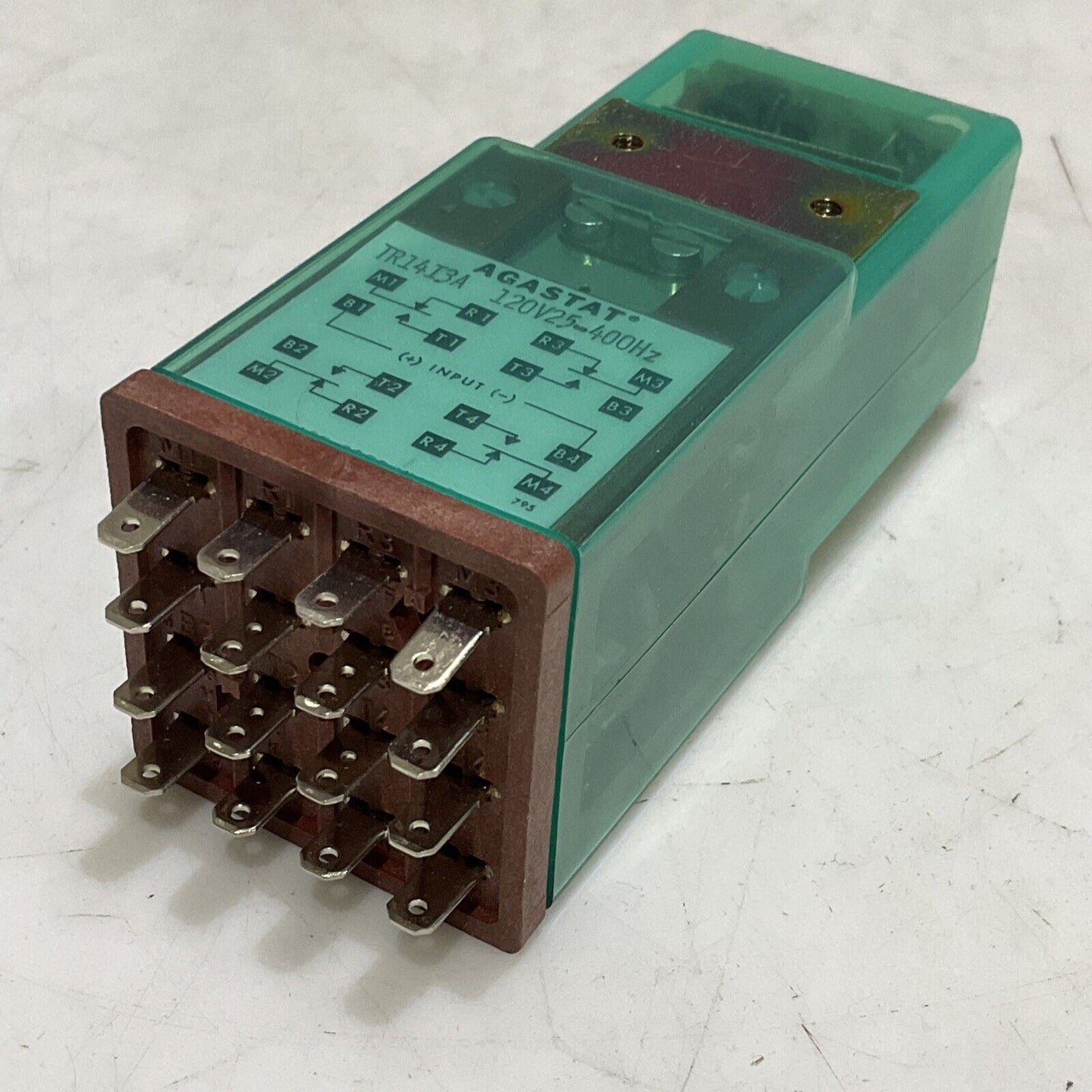 AGASTAT TR14I3A CONTROL RELAY 120V 25-400 HZ 373