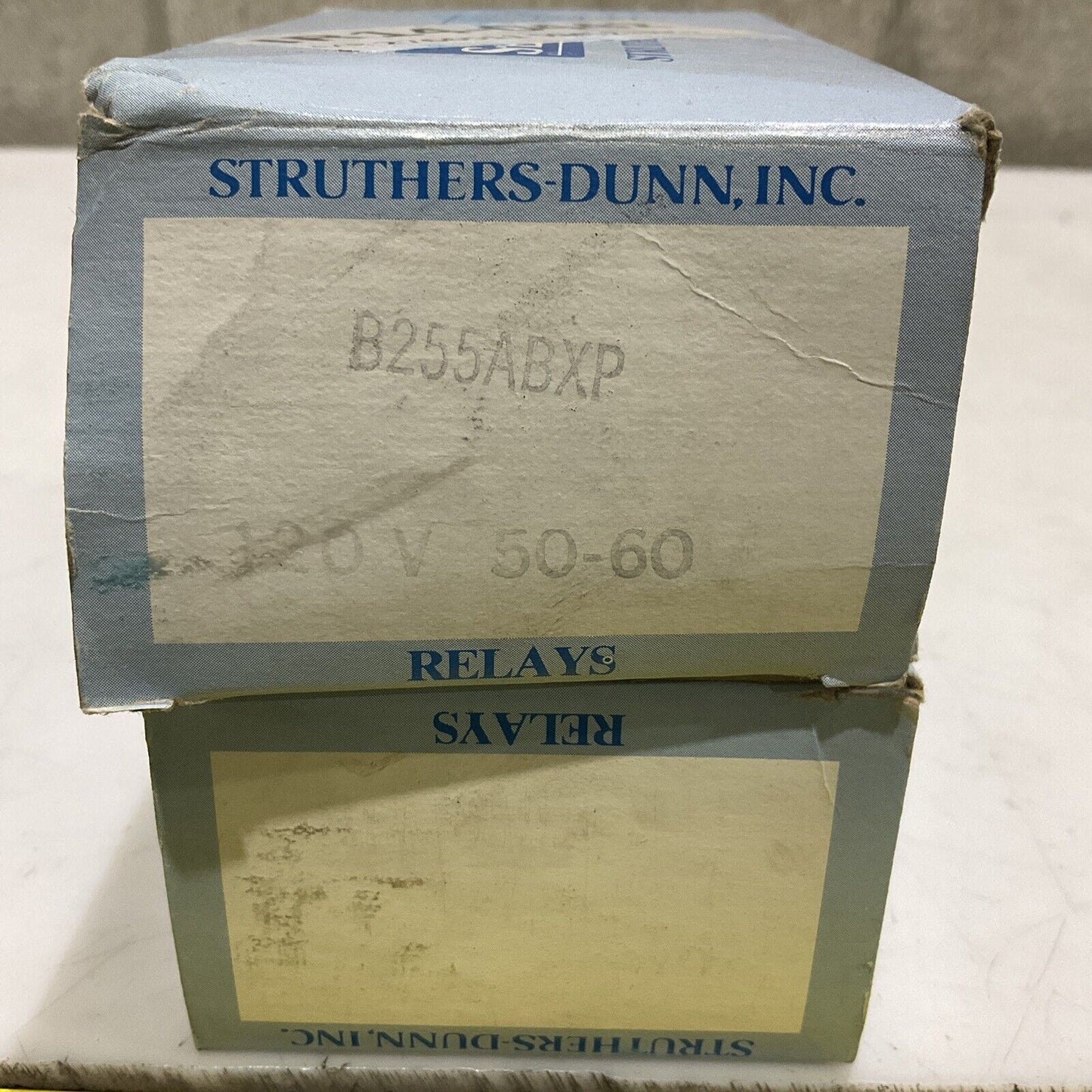S-D STRUTHERS DUNN B255ABXP RELAY COIL 120V 50-60 LOT OF 2 373