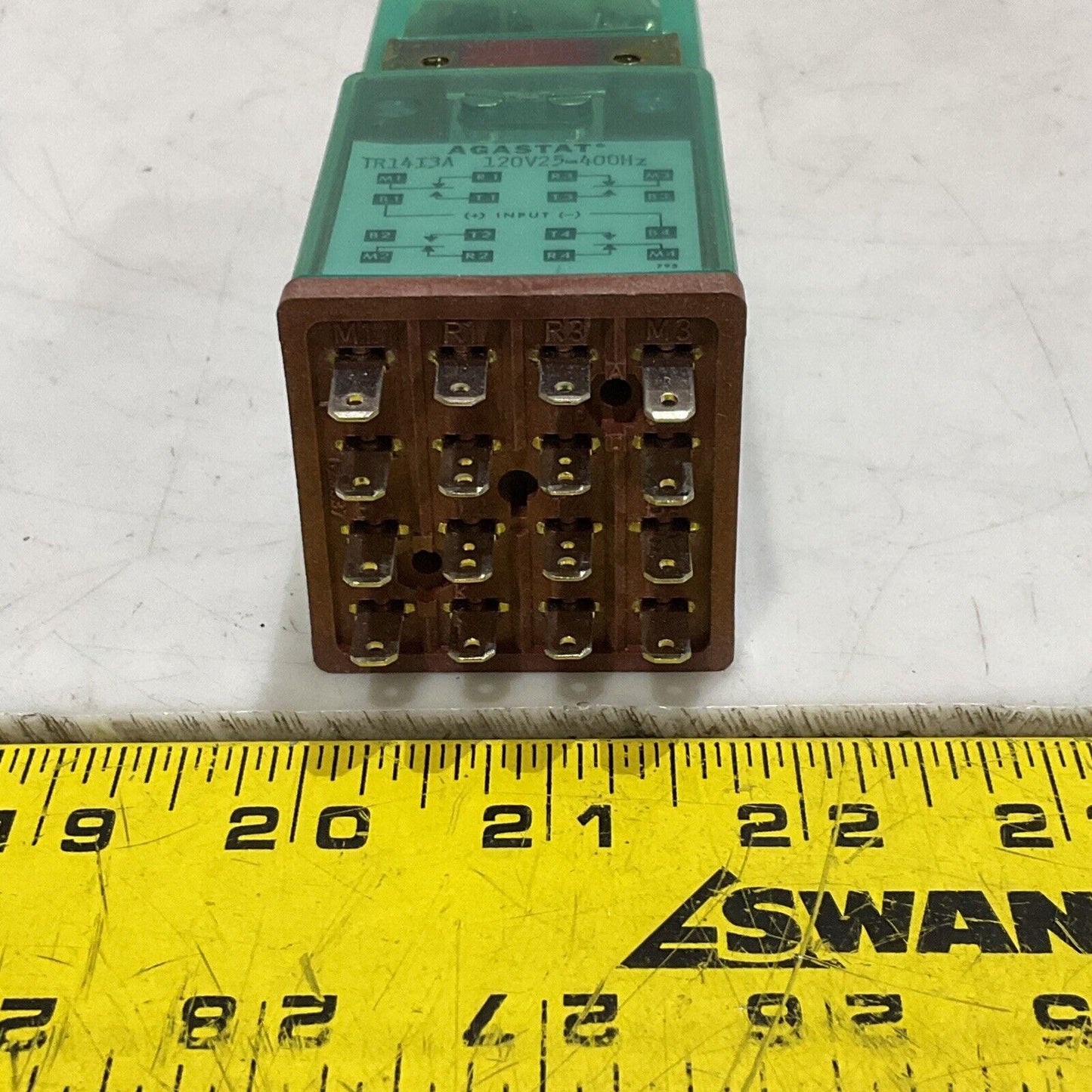 AGASTAT TR14I3A CONTROL RELAY 120V 25-400 HZ 373