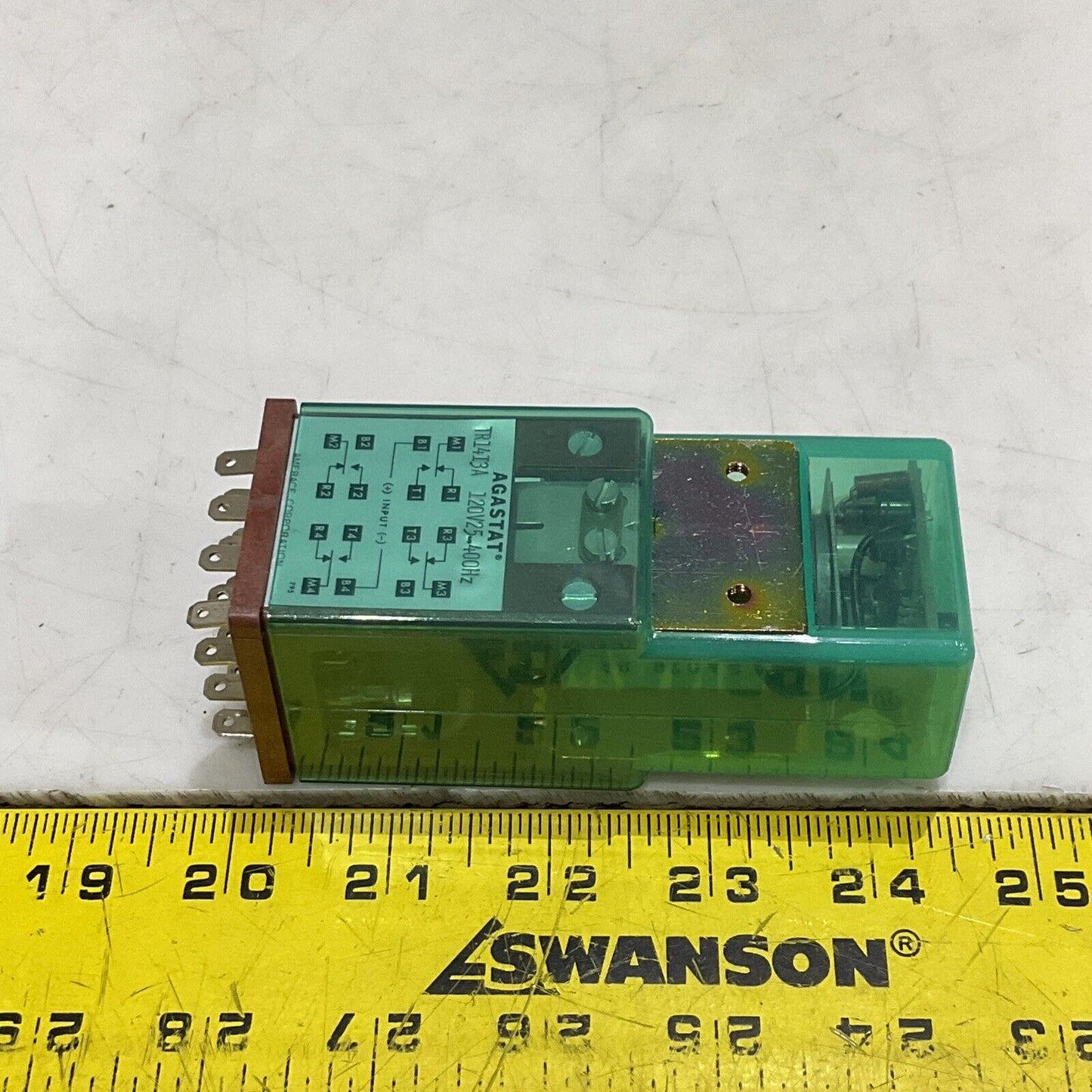 AGASTAT TR14I3A CONTROL RELAY 120V 25-400 HZ 373