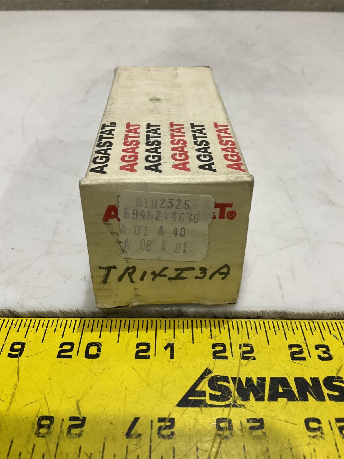 AGASTAT TR14I3A CONTROL RELAY 120V 25-400 HZ 373