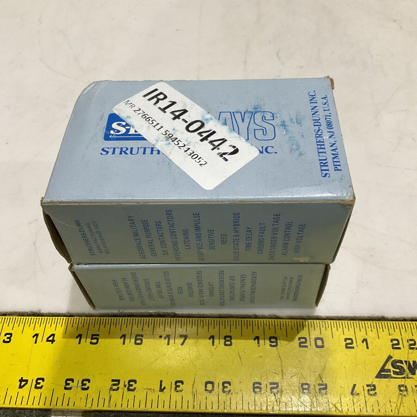 S-D STRUTHERS DUNN B255ABXP RELAY COIL 120V 50-60 LOT OF 2 373