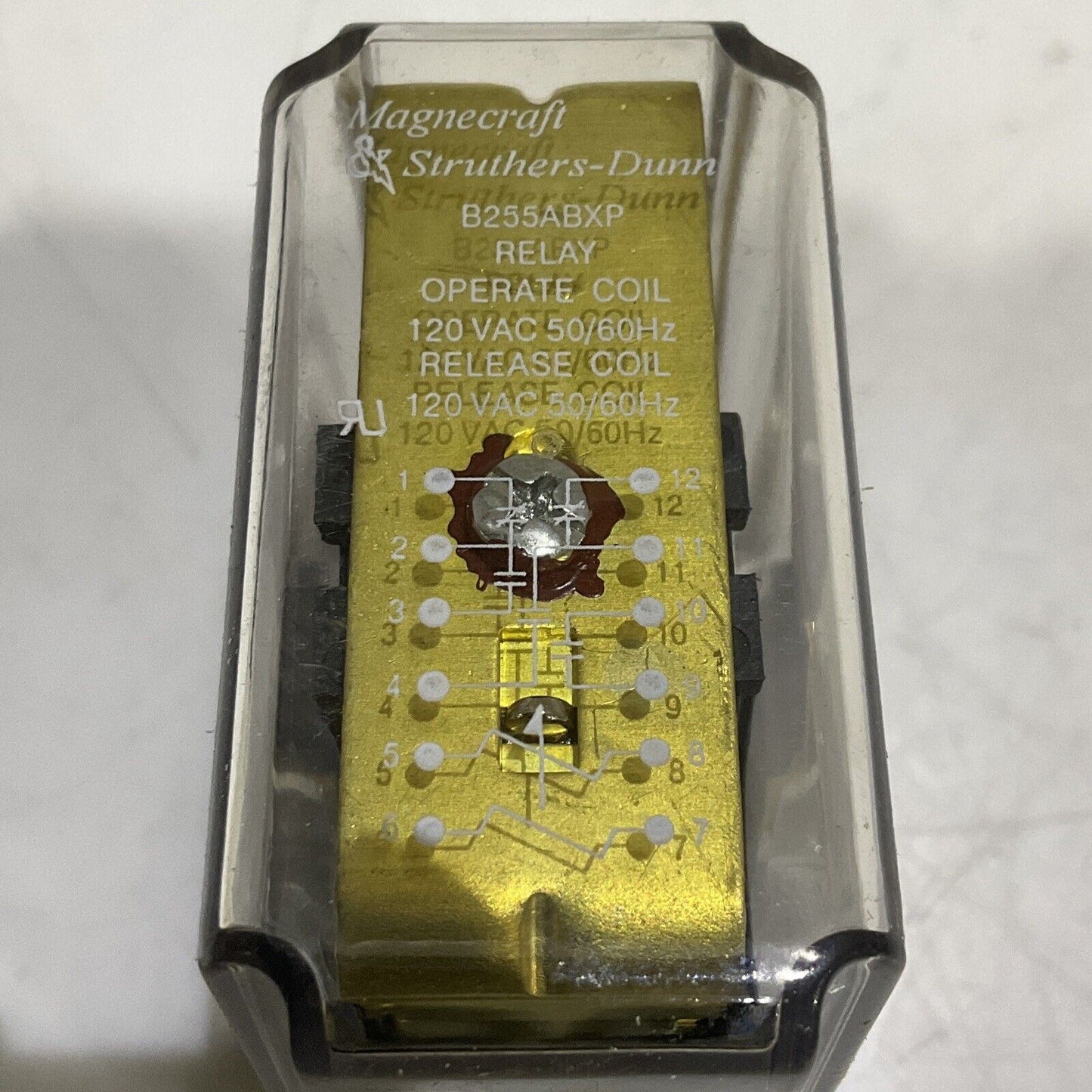 S-D STRUTHERS DUNN B255ABXP RELAY COIL 120V 50-60 LOT OF 2 373