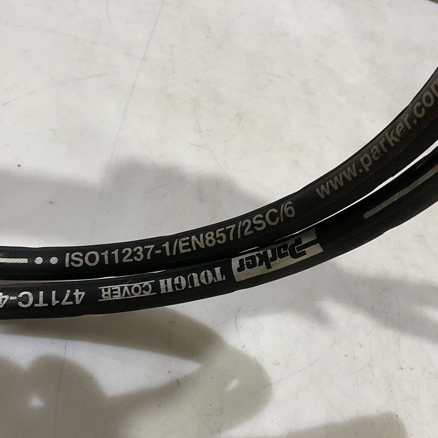 QTY 2 54" PARKER 471TC-4 HYRDAULIC HOSE WP 40,0 MPS 5800 PSI MSHA IC-40/26  373