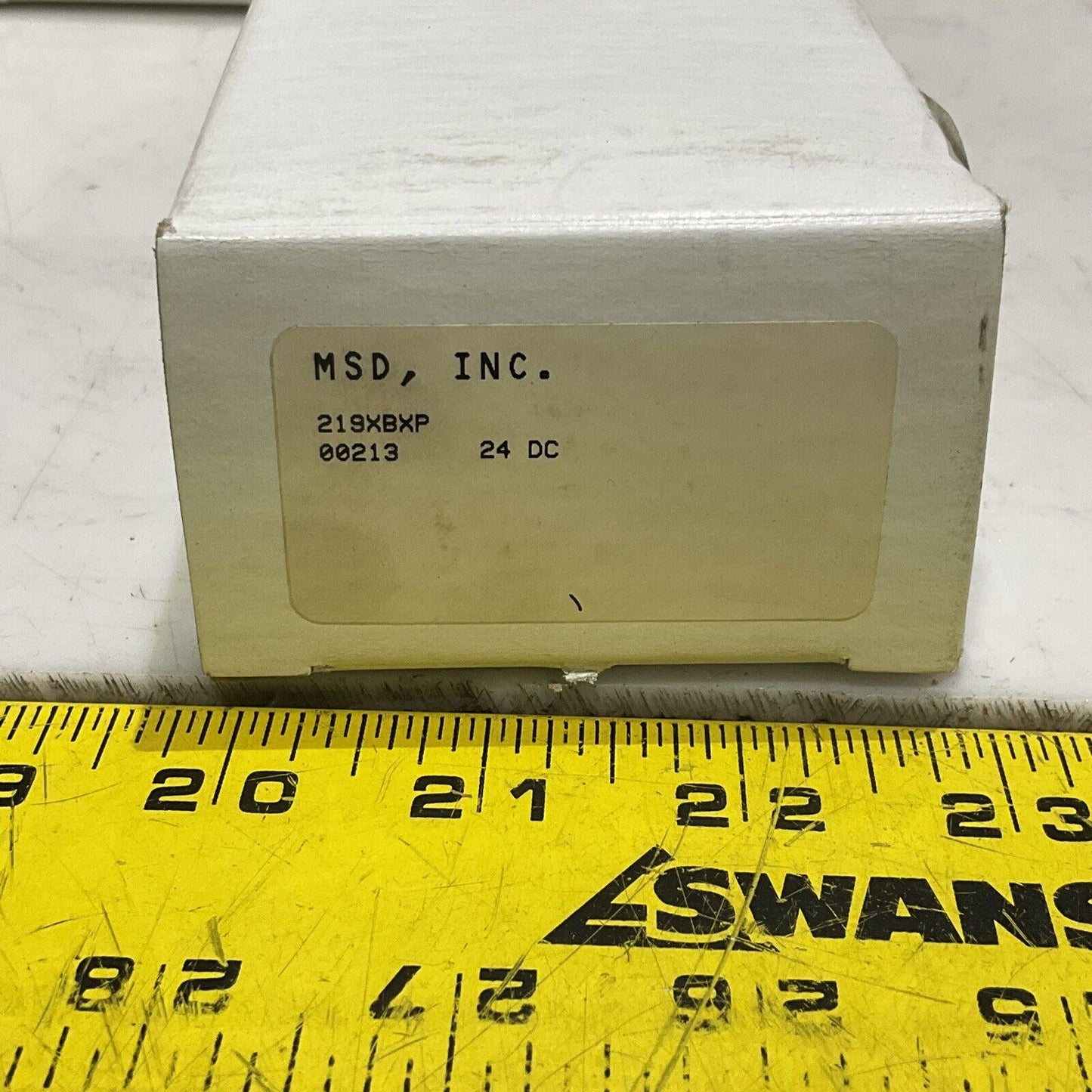 MSD INC 219XBXP RELAY 24-28 VDC 120VAC 10 AMP LOT OF 7 373