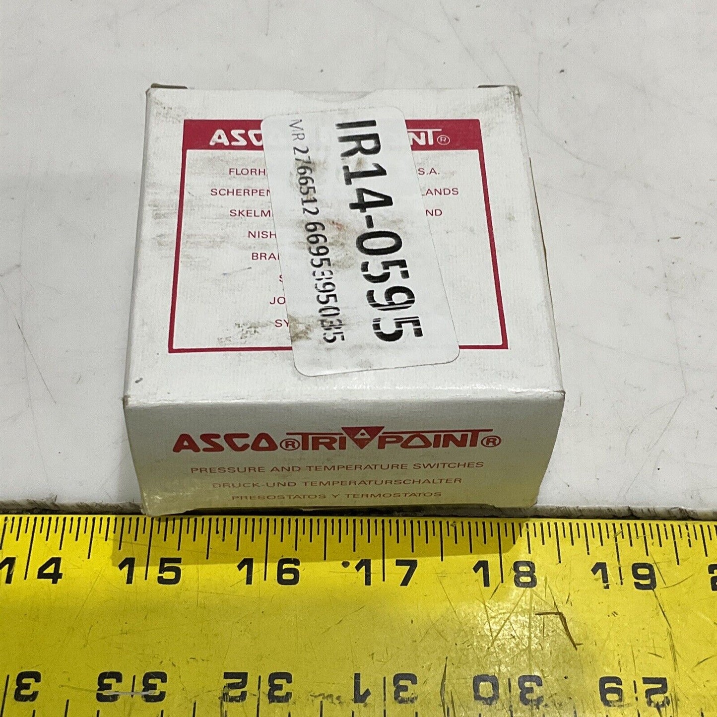 ASCO TRIPOINT TD20A21 PRESSURE TRANSDUCER 1-18 PSI  100 PSIG 373