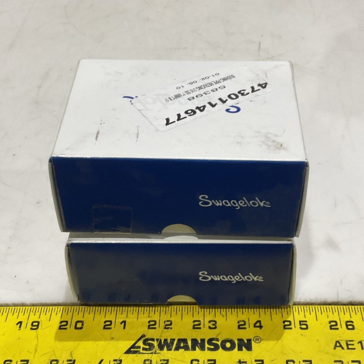 SWAGELOK SS-16-RB-8 REDUCING PIPE REDUCING 316 SS 1” X 1/2” LOT OF 8 373