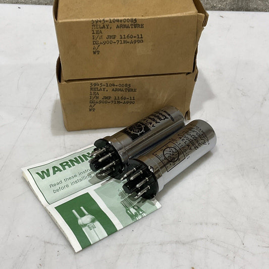 POTTER & BRUMFIELD JMP-1160-11 AMATURE RELAY LOT OF 2 373