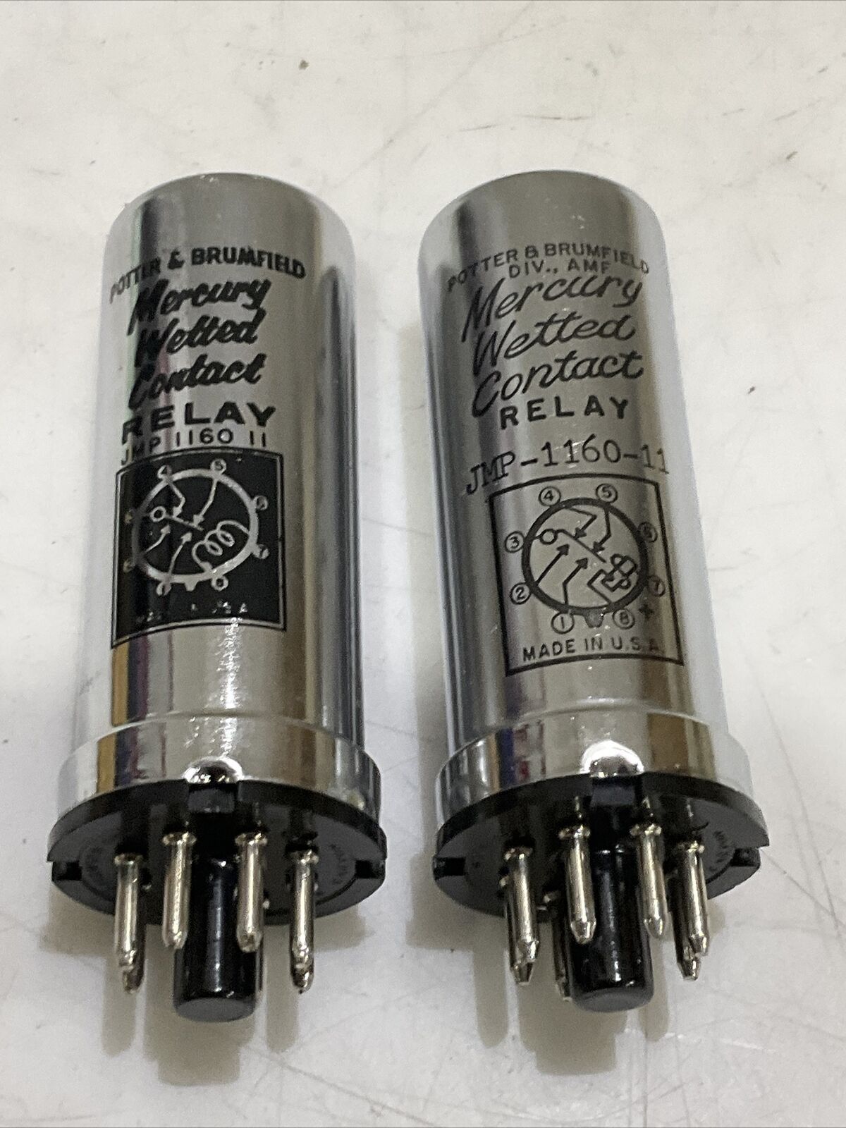 POTTER & BRUMFIELD JMP-1160-11 AMATURE RELAY LOT OF 2 373