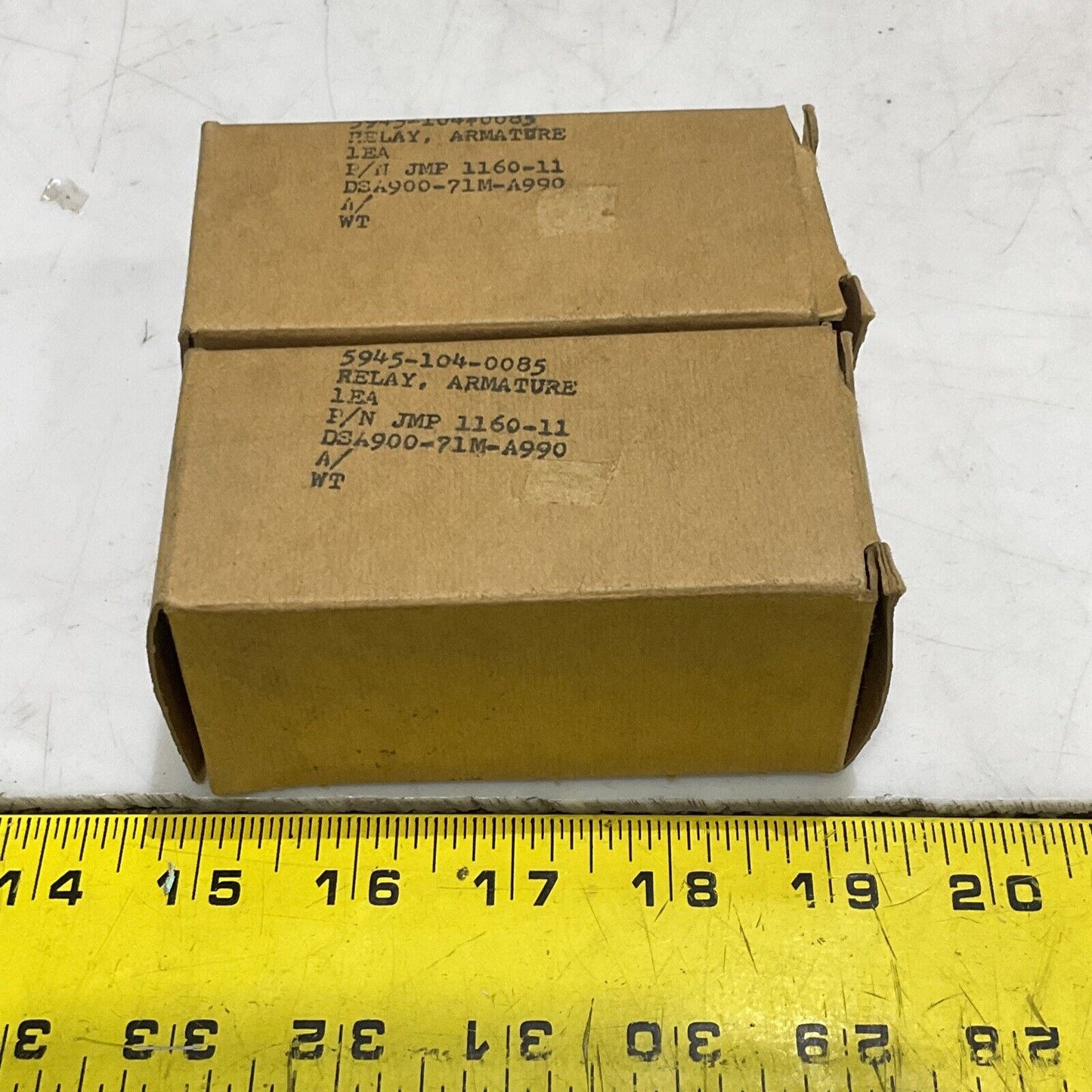 POTTER & BRUMFIELD JMP-1160-11 AMATURE RELAY LOT OF 2 373