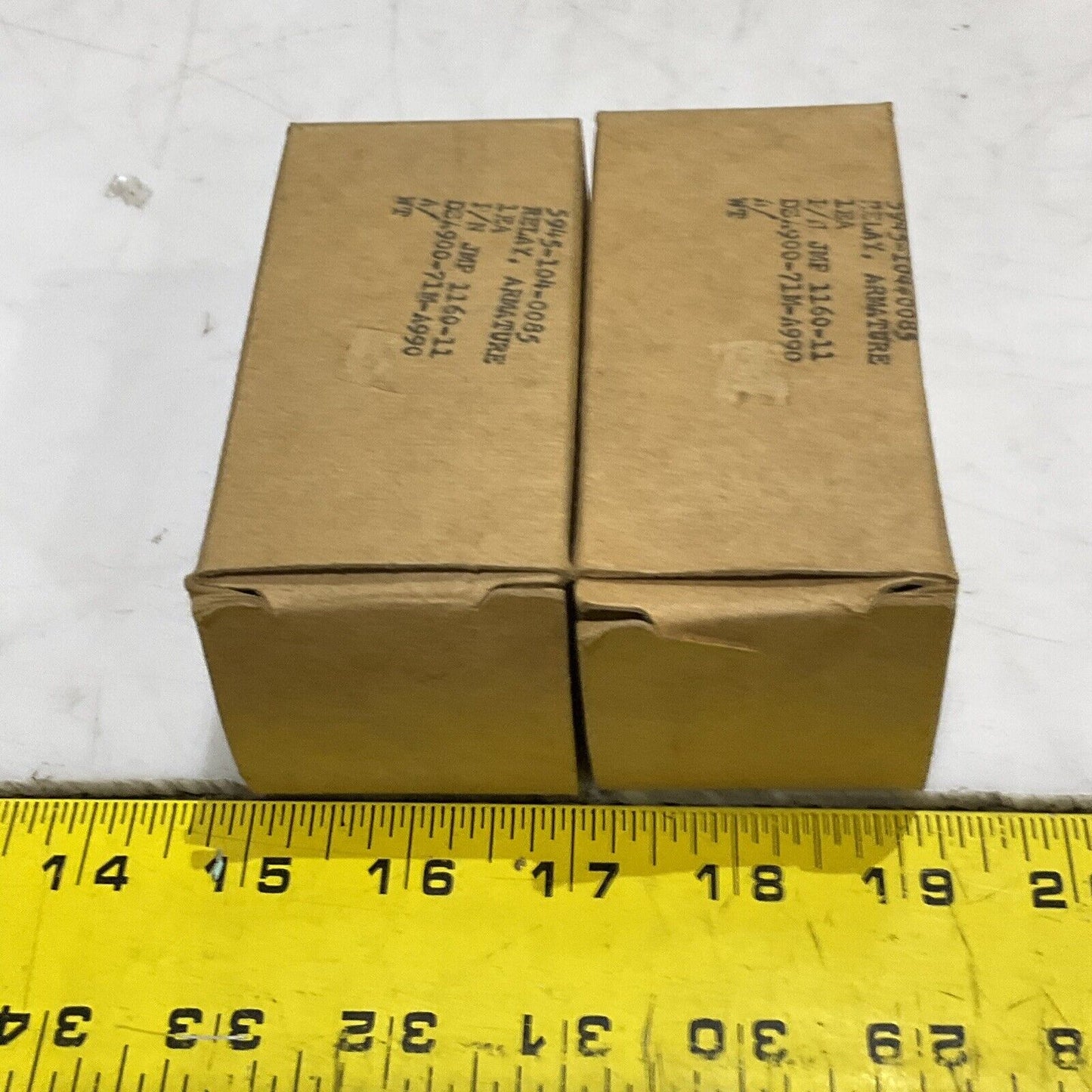POTTER & BRUMFIELD JMP-1160-11 AMATURE RELAY LOT OF 2 373