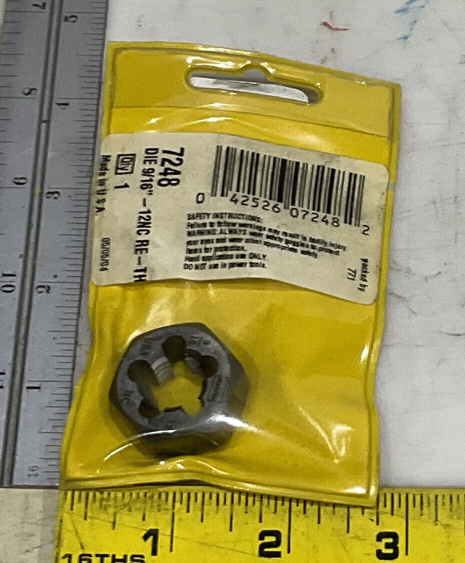 IRWIN HANSON 7248 9/16” 12NC RE-TH LOT OF 2 373