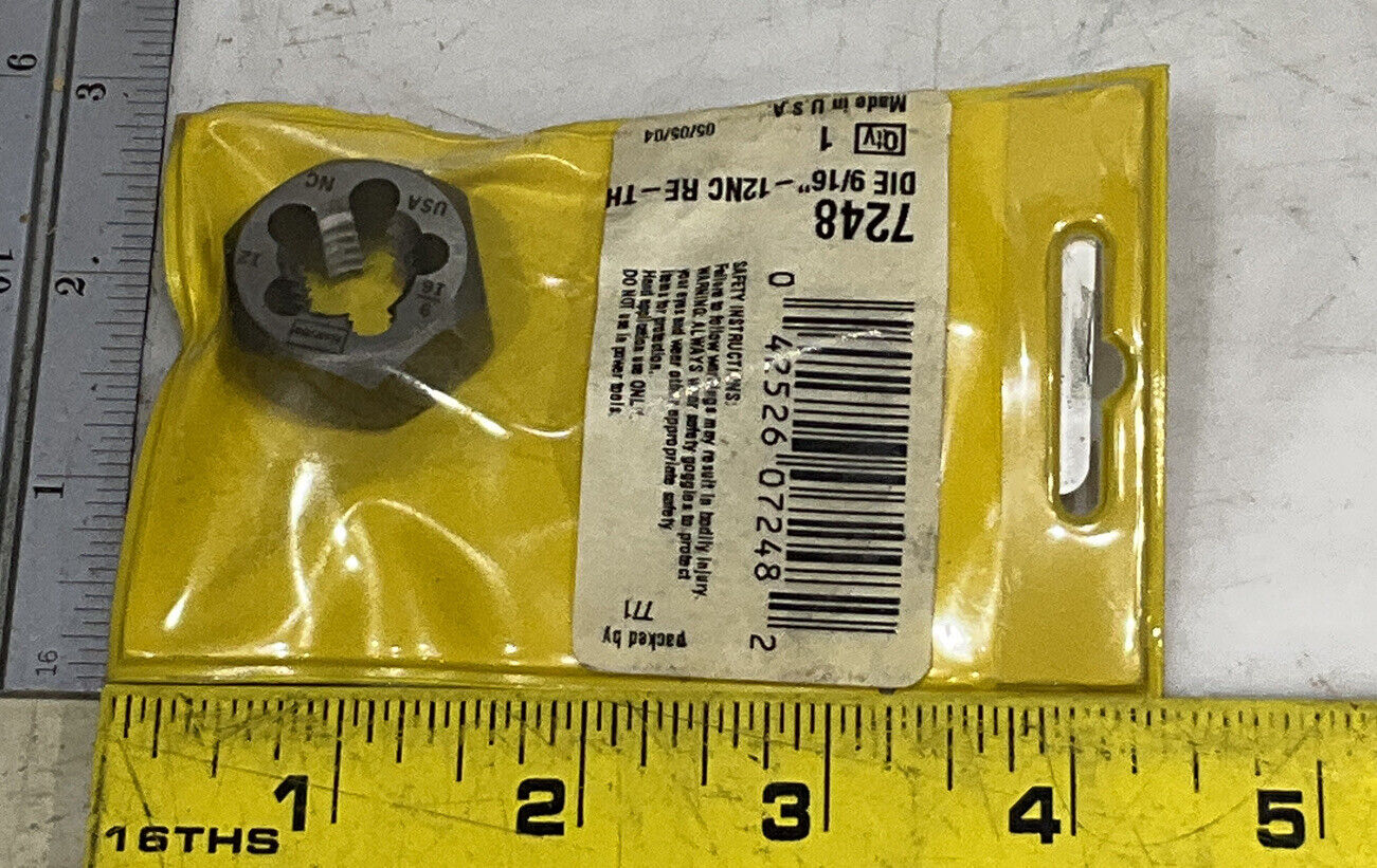 IRWIN HANSON 7248 9/16” 12NC RE-TH LOT OF 2 373