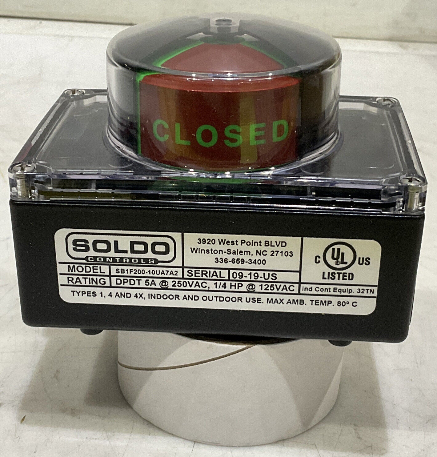 SOLDO SB1F200-10UA7A2 LIMIT SWITCH 373