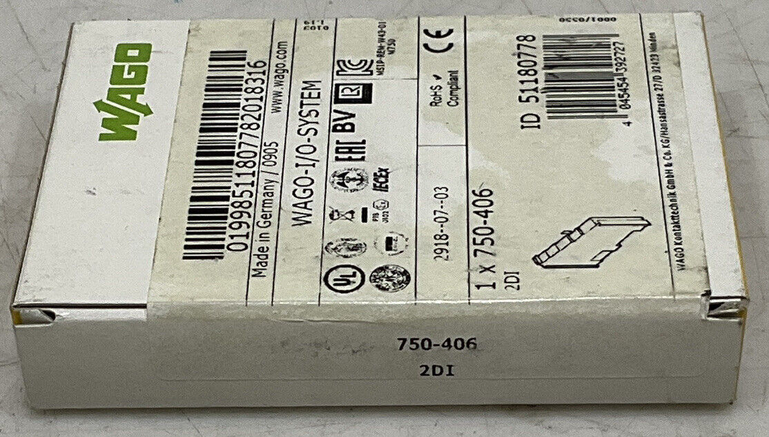 WAGO 750-406 POWER SUPPLY 373