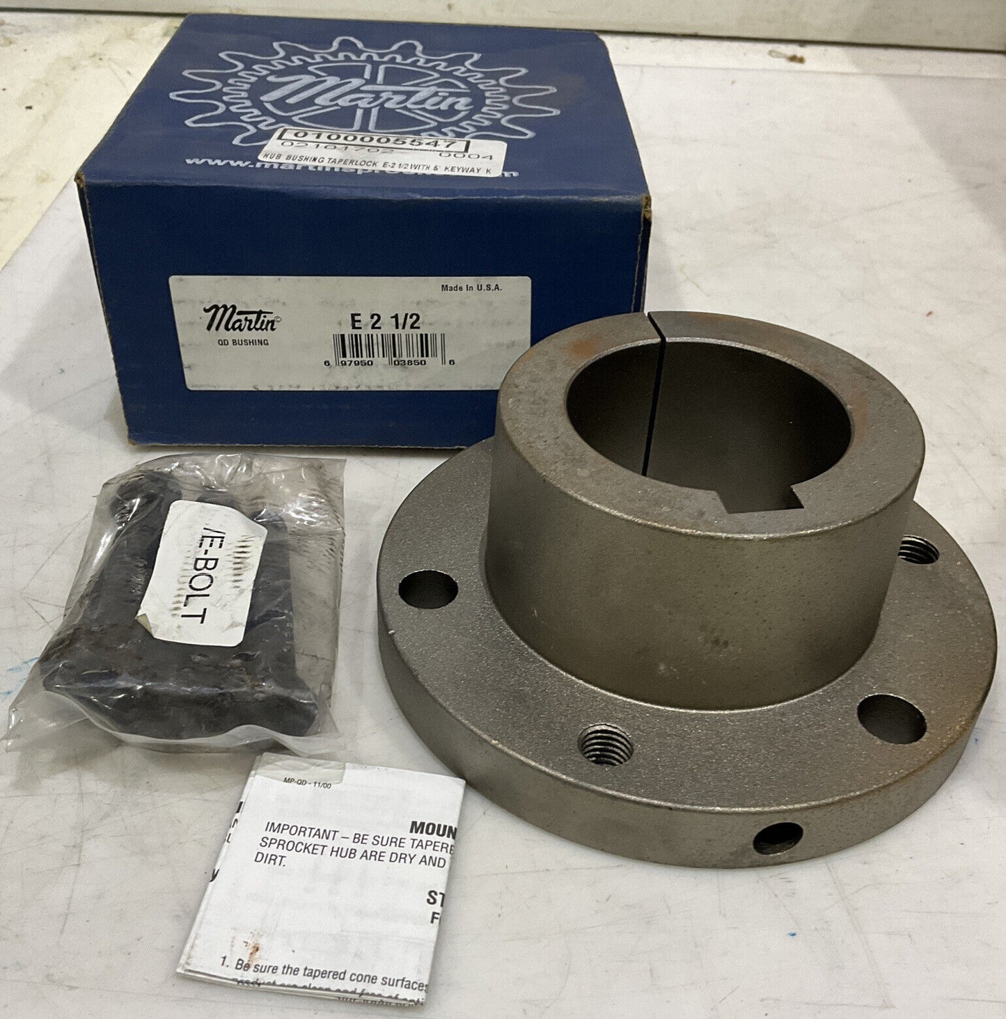 MARTIN E 2 1/2 QD HUB BUSHING 373