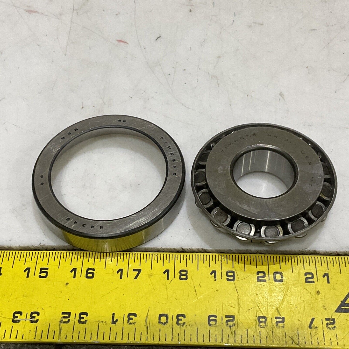 TIMKEN 44131 44348 TAPERED ROLLER BEARING CUP/CONE SET LOT OF 2 373