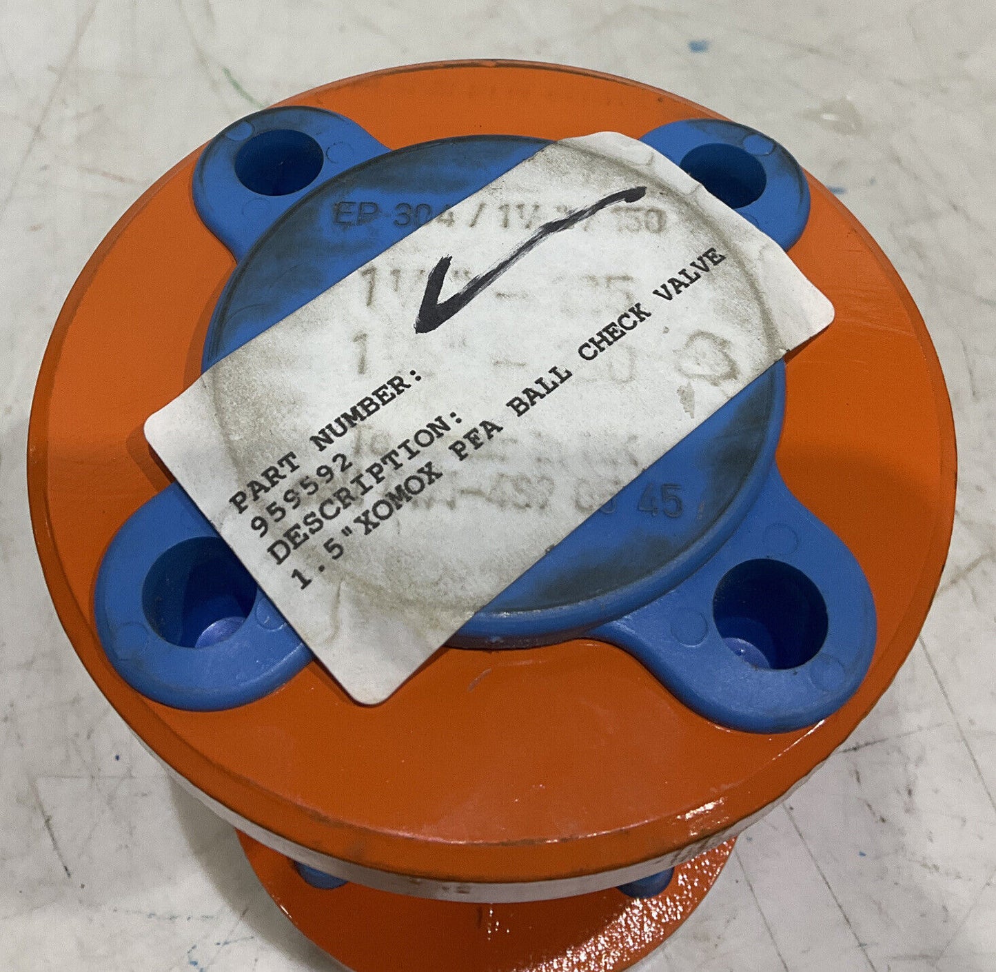 XOMOX 959525 PTFE-BALL CHECK VALVE 373