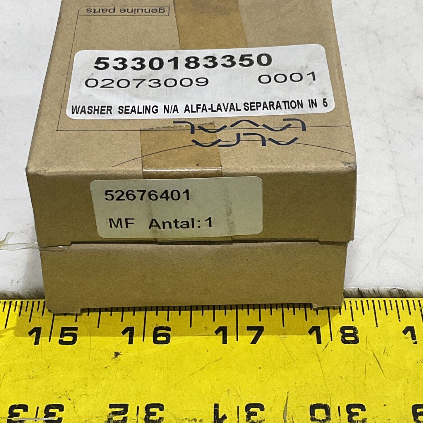 ALFA-LAVAL 52676491 SEALING WASHER LOT OF 2 373