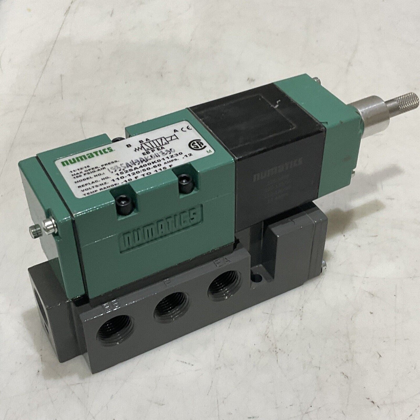 NUMATICS 1535A43AK011230 150PSIG 110-120/50-60 .12 AMPS 373