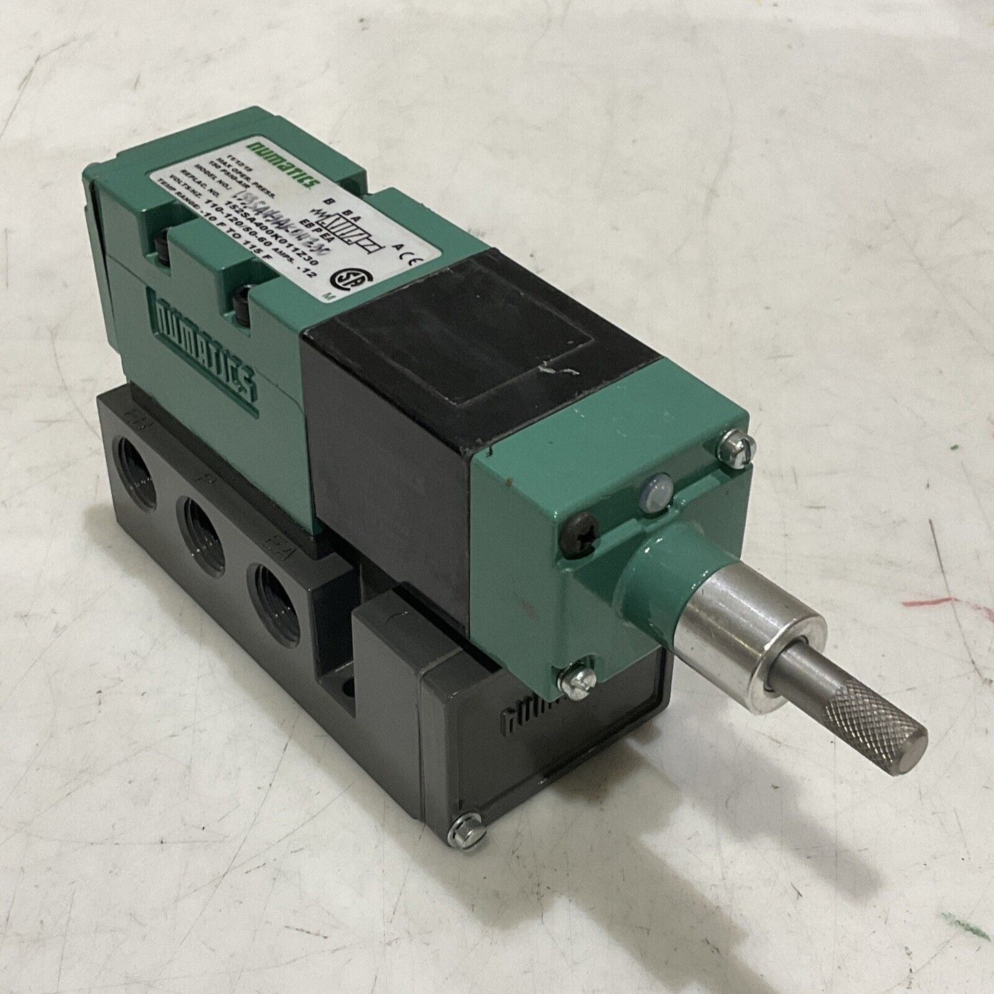 NUMATICS 1535A43AK011230 150PSIG 110-120/50-60 .12 AMPS 373