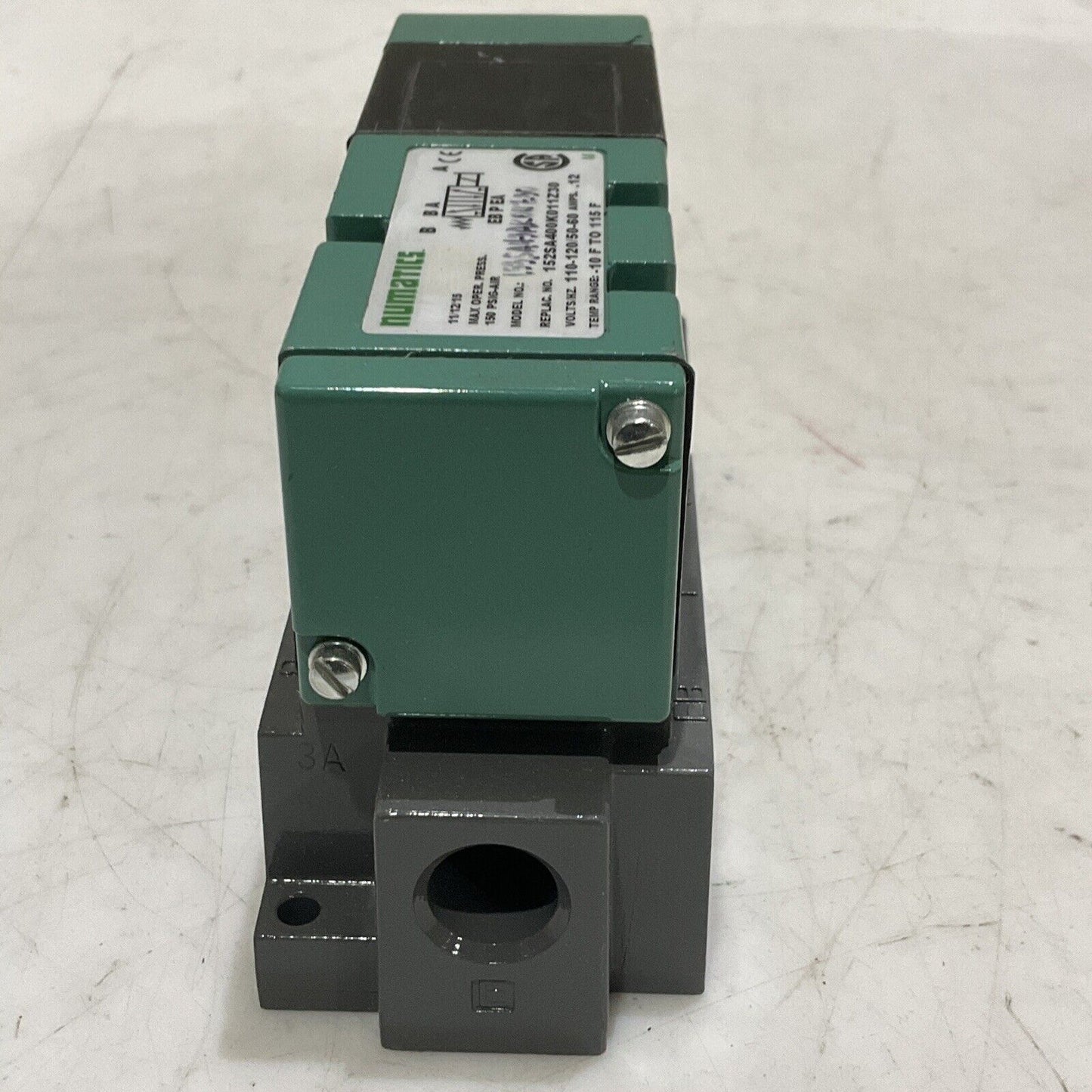 NUMATICS 1535A43AK011230 150PSIG 110-120/50-60 .12 AMPS 373